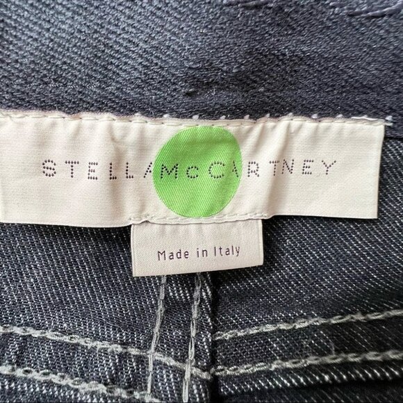 STELLA McCartney Gray Skinny Jeans Ankle Zip  Designer Size 31 - Picture 8 of 14